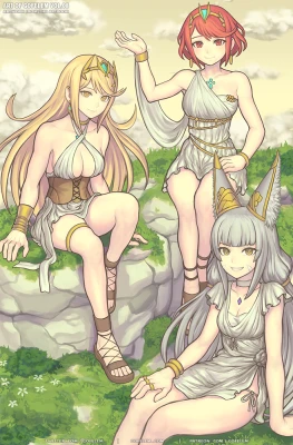 Mythra, Nia, & Pyra - Xenoblade Chronicles 2