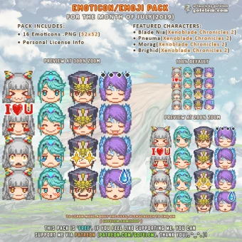 Xenoblade Chronicles 2-B Emoji