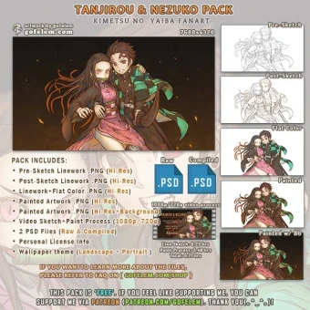 Tanjirou Nezuko - Video Art Pack - Cover