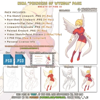 BoF 3 Nina - Video Art Pack - Cover