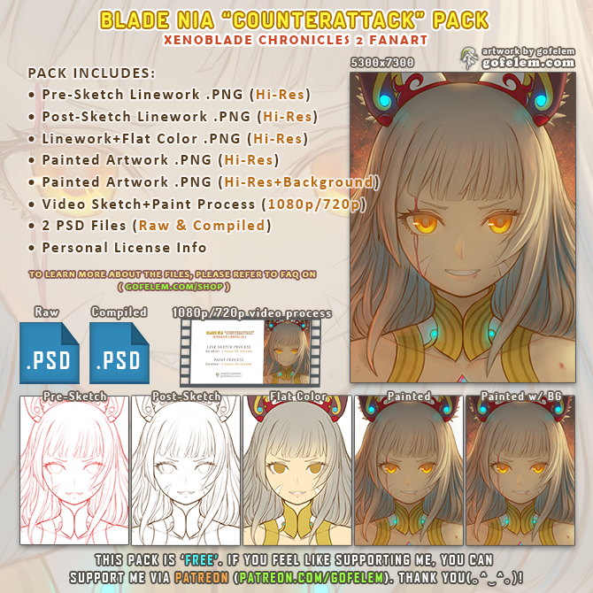 Blade Nia - Video Art Pack - Cover