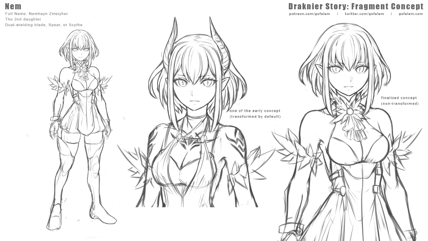 [2021] Nem - Draknier Story Concept